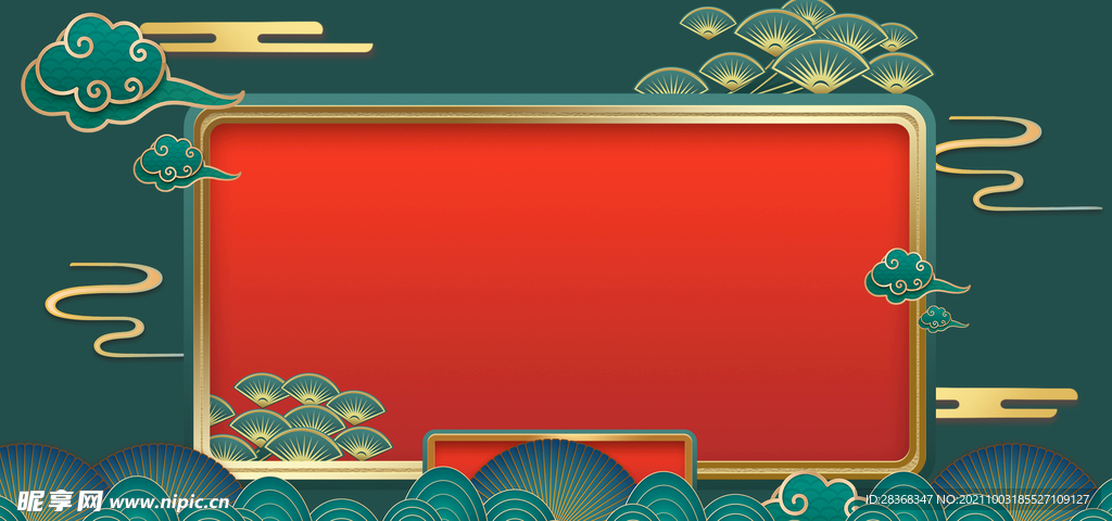 国潮风背景
