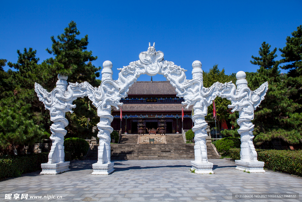 岳阳君山岛景区 洞庭庙