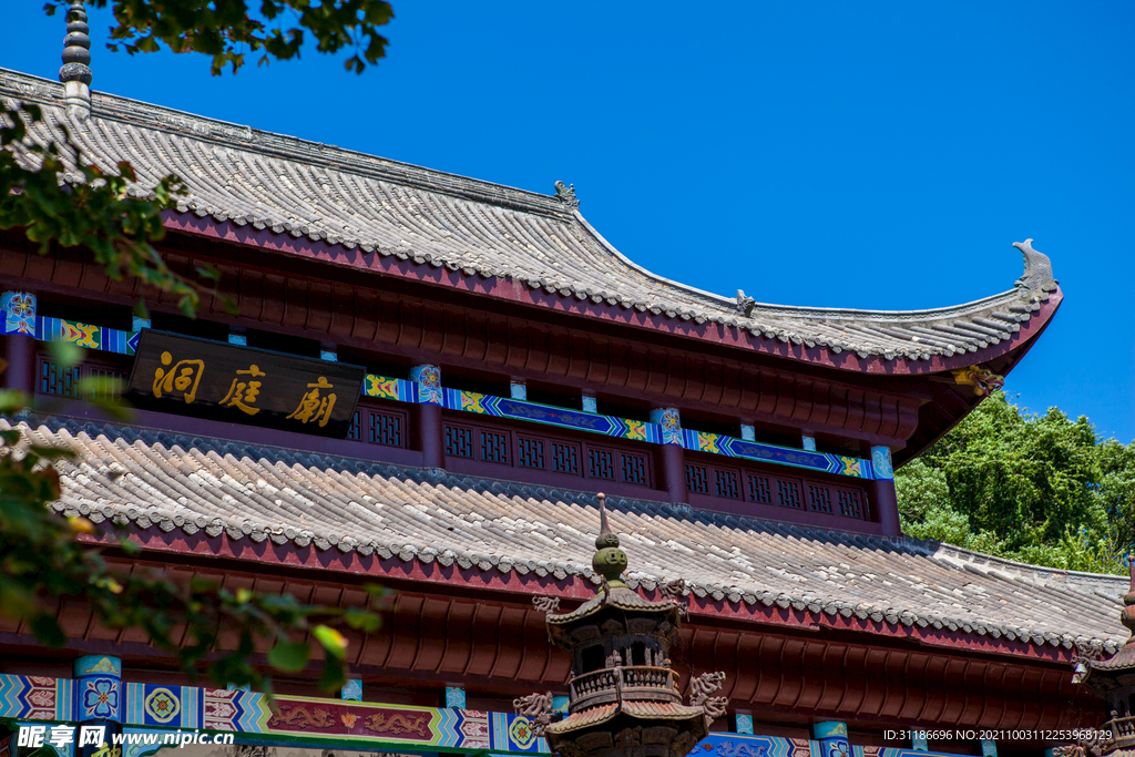 岳阳君山岛景区 洞庭庙