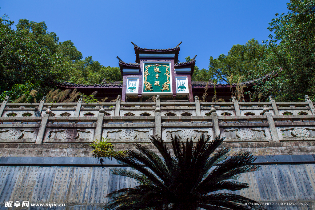 岳阳君山岛景区 洞庭庙