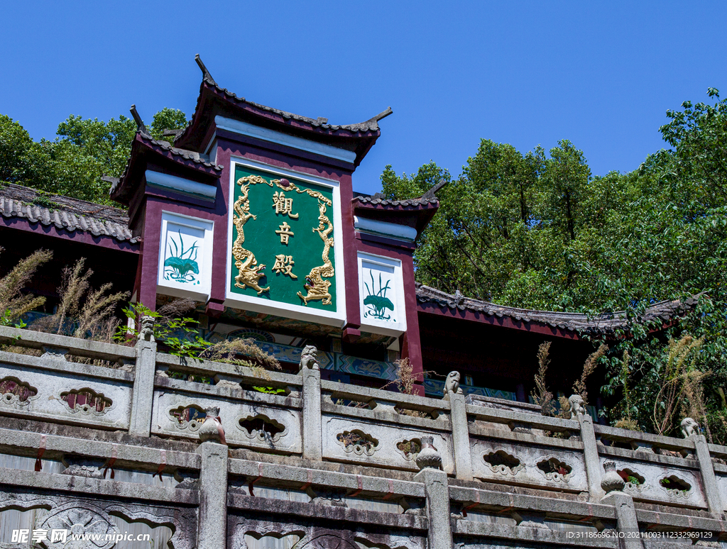 岳阳君山岛景区 洞庭庙