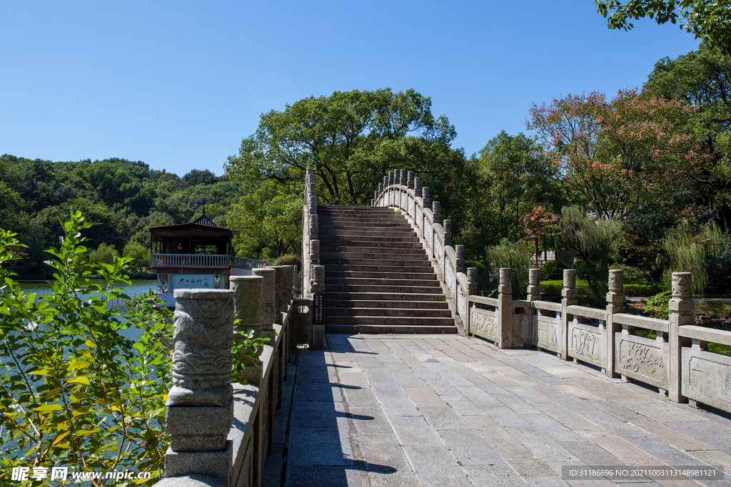 岳阳君山岛景区 同心湖