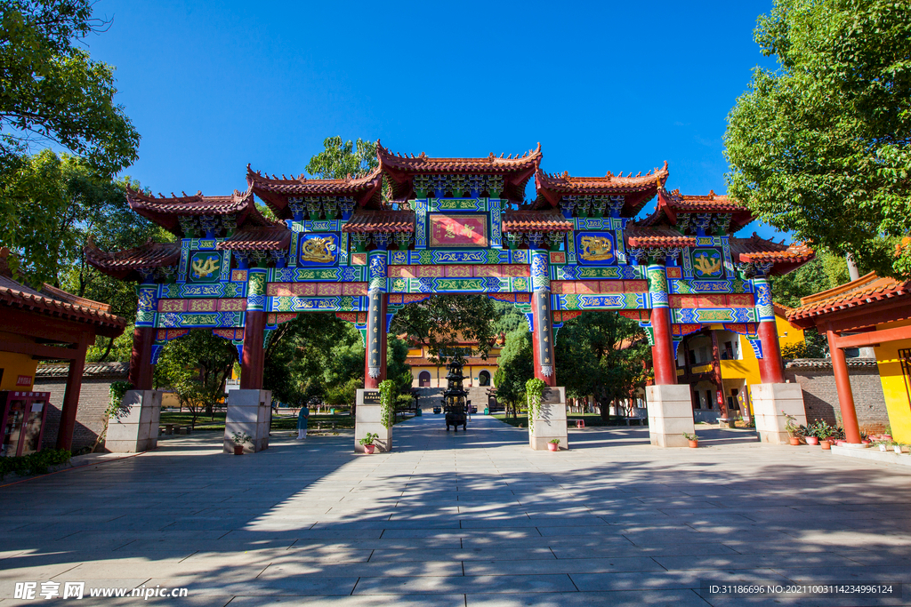 岳阳圣安寺景区