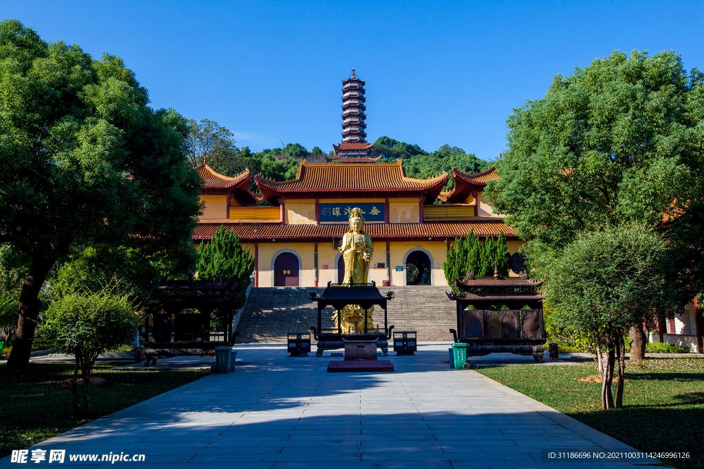 岳阳圣安寺景区