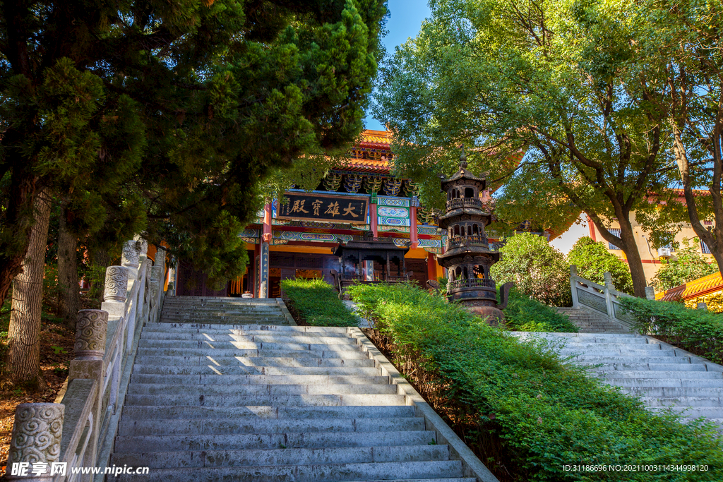 岳阳圣安寺景区 圣安古寺