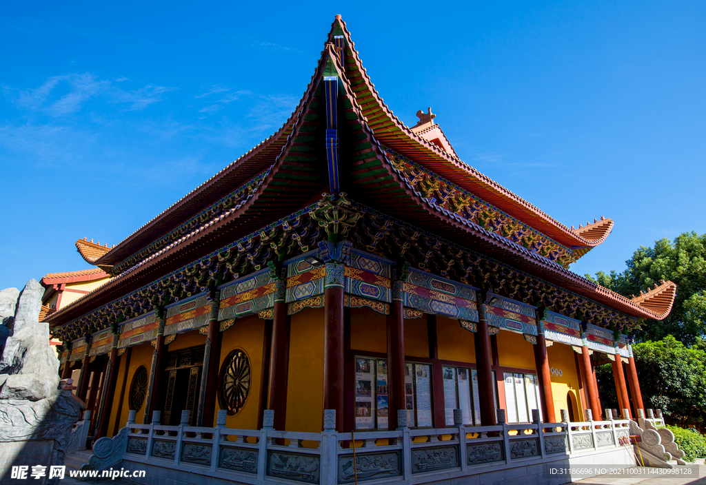 岳阳圣安寺景区 圣安古寺