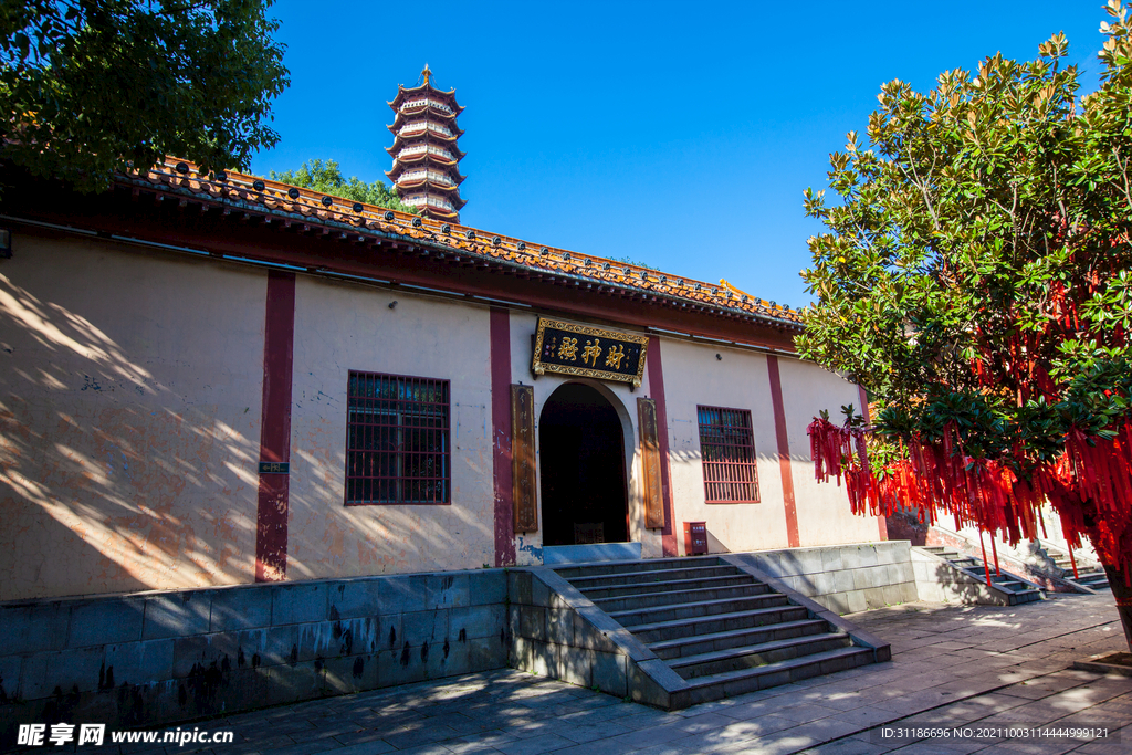 岳阳圣安寺景区 圣安古寺