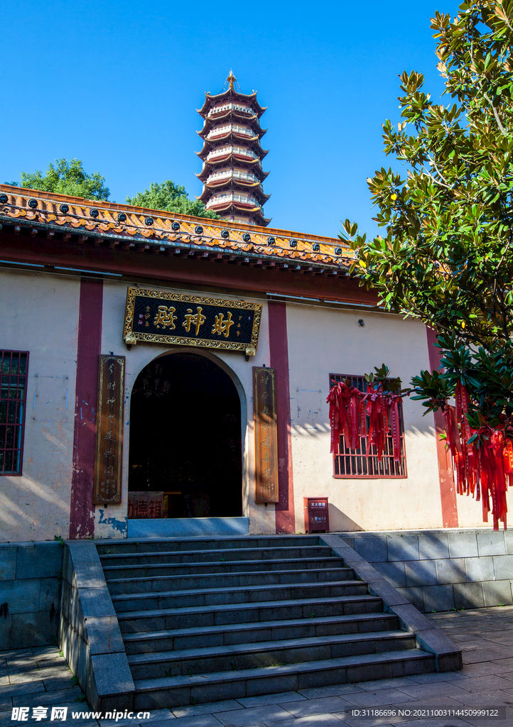 岳阳圣安寺景区 圣安古寺