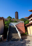岳阳圣安寺景区 岳阳塔