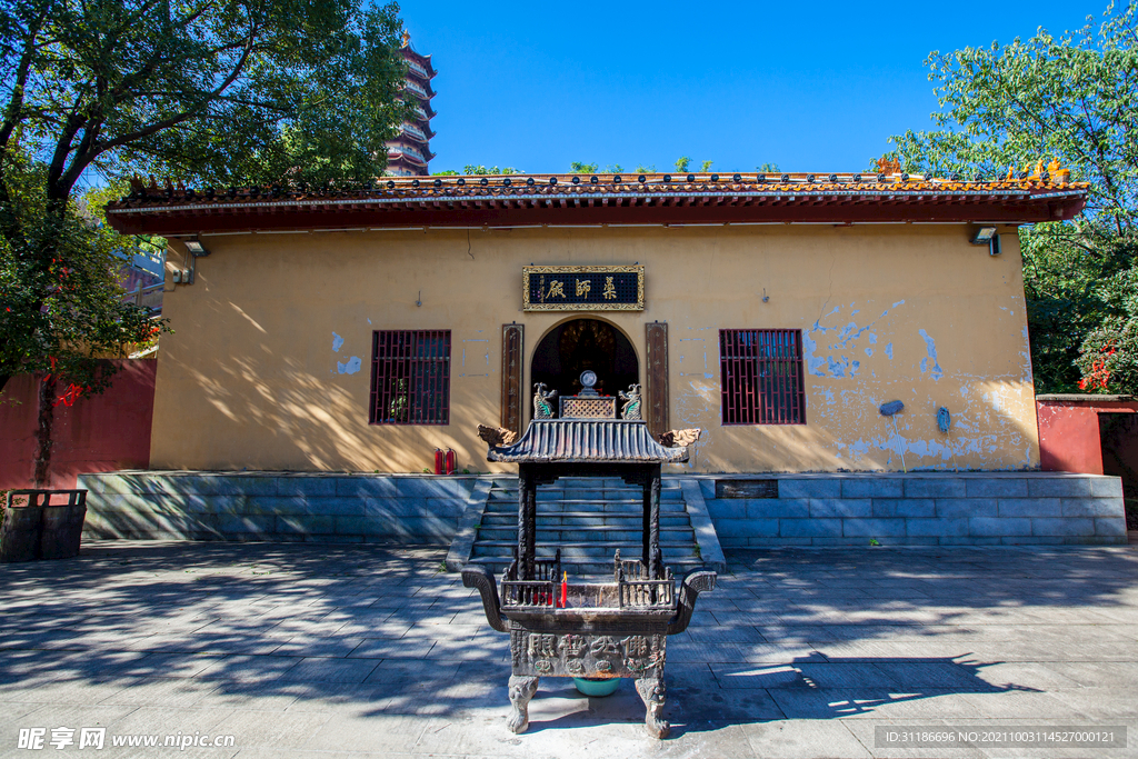 岳阳圣安寺景区 圣安古寺