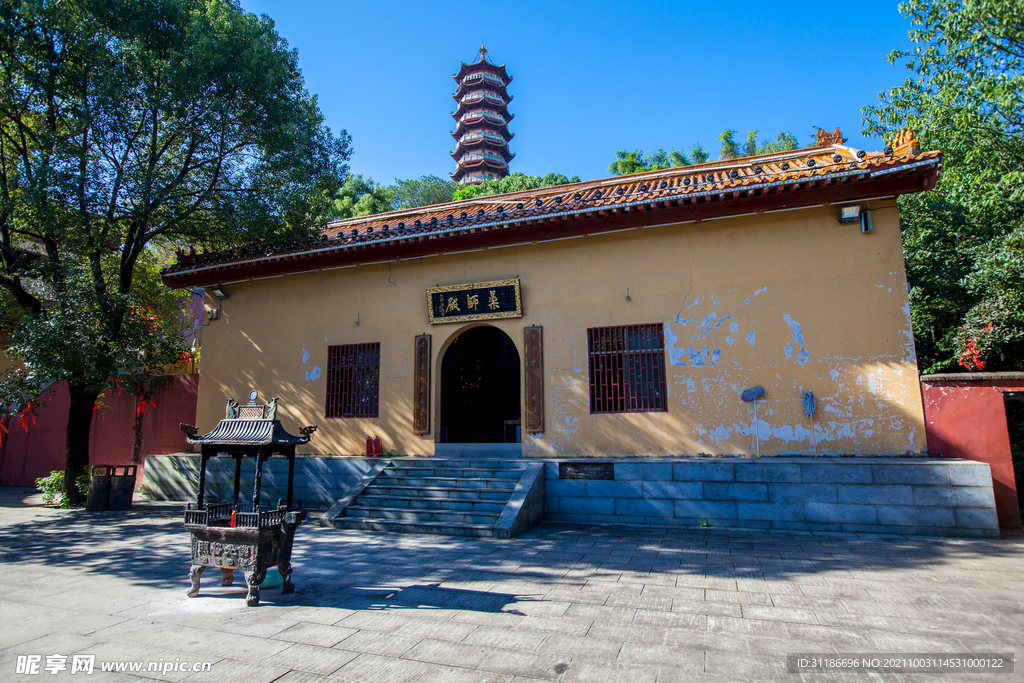 岳阳圣安寺景区 圣安古寺