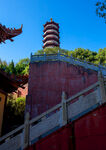 岳阳圣安寺景区 岳阳塔