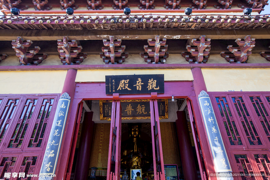 岳阳圣安寺景区 圣安古寺