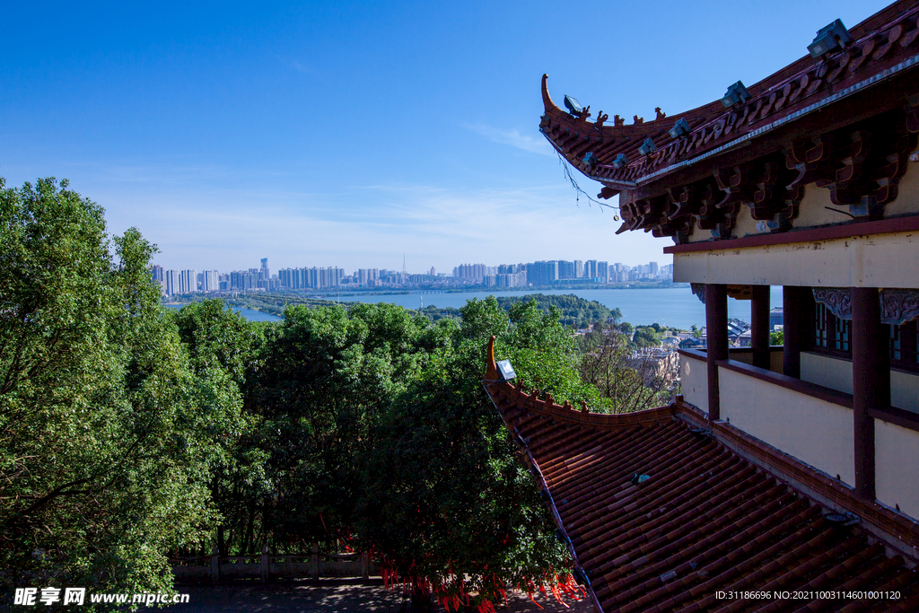 岳阳圣安寺景区 圣安古寺