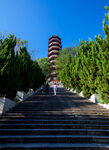 岳阳圣安寺景区 岳阳塔