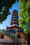岳阳圣安寺景区 岳阳塔