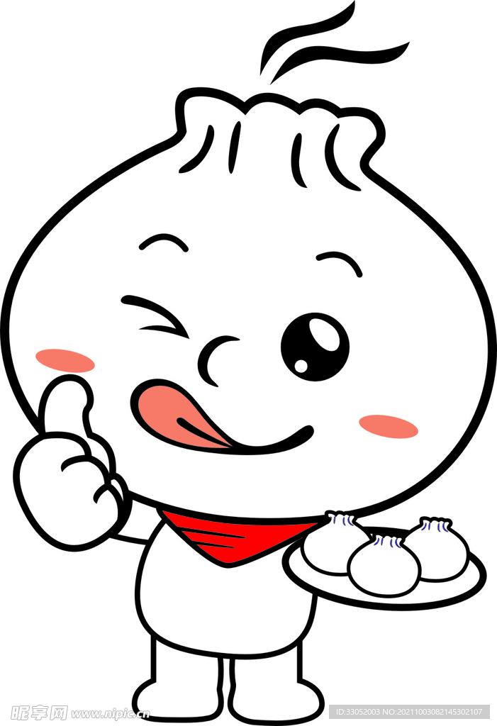 卡通包子