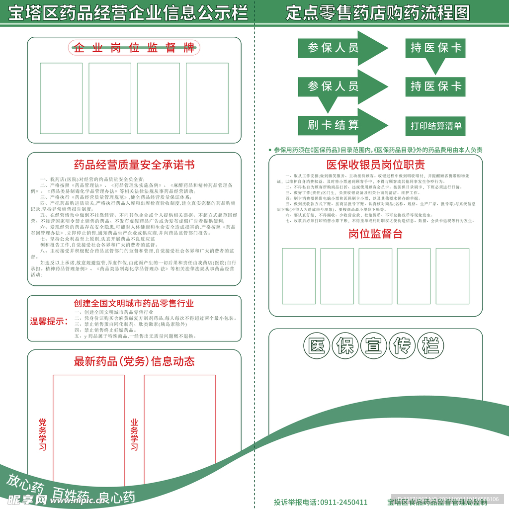 医疗经营企业公告栏