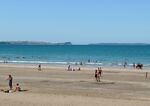 新西兰夏天海滨风景