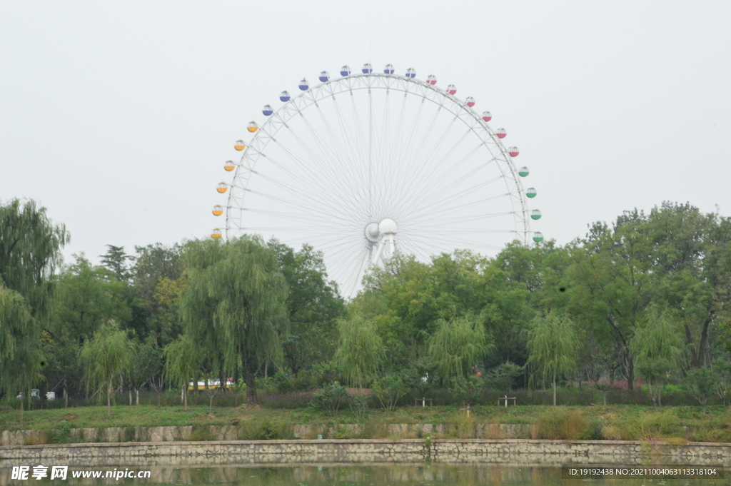 龙潭中湖风景 
