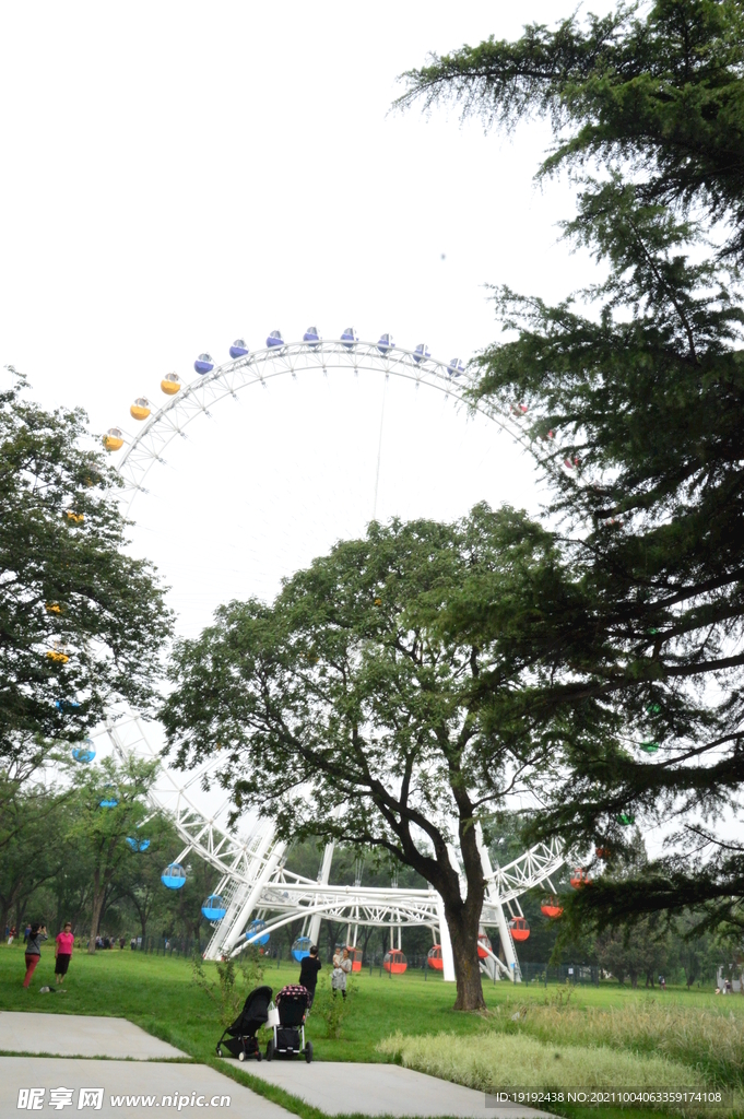 龙潭中湖风景 