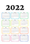 2022台历