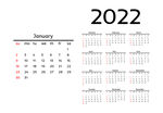 2022台历 