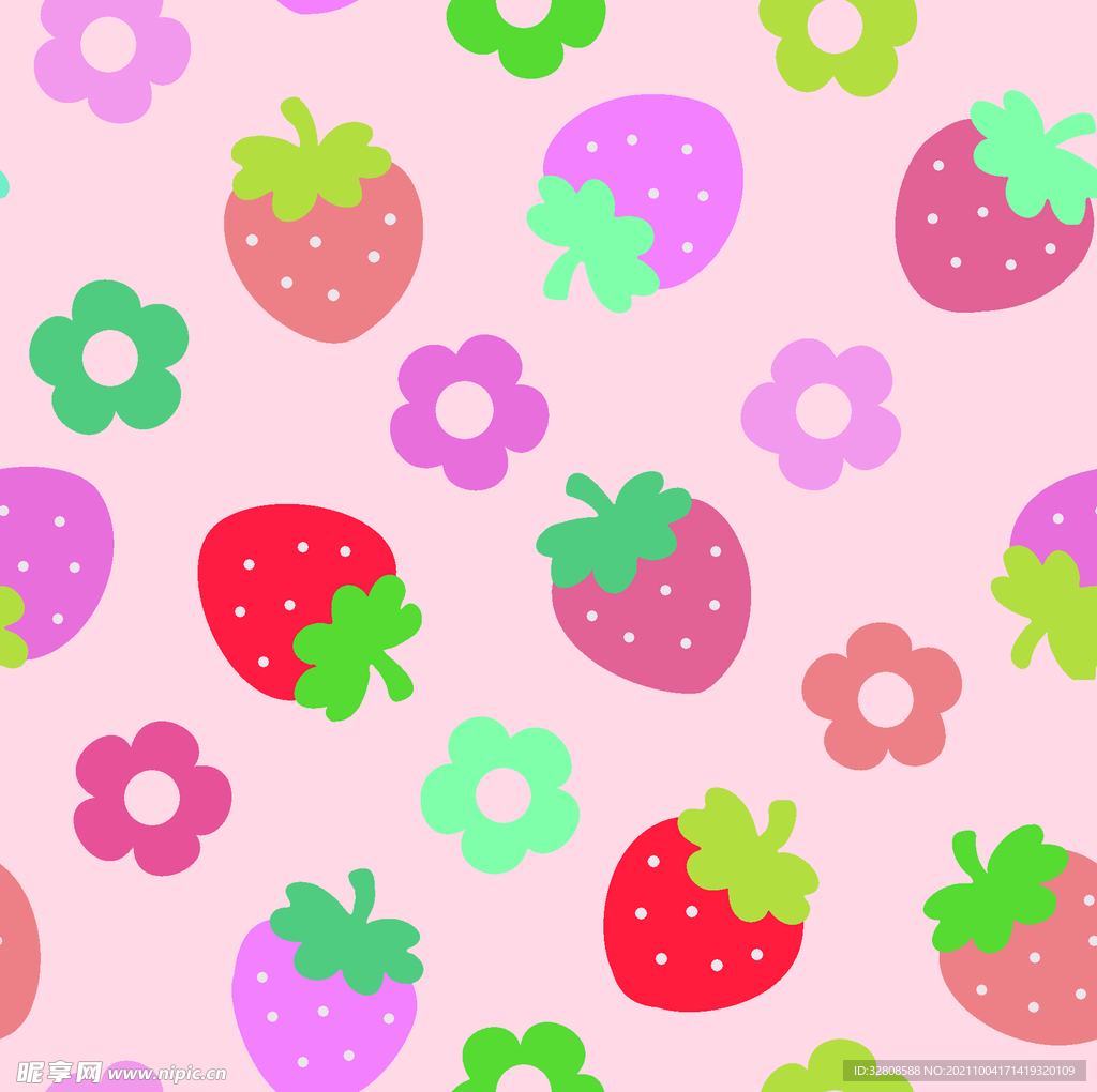 草莓 花 水果