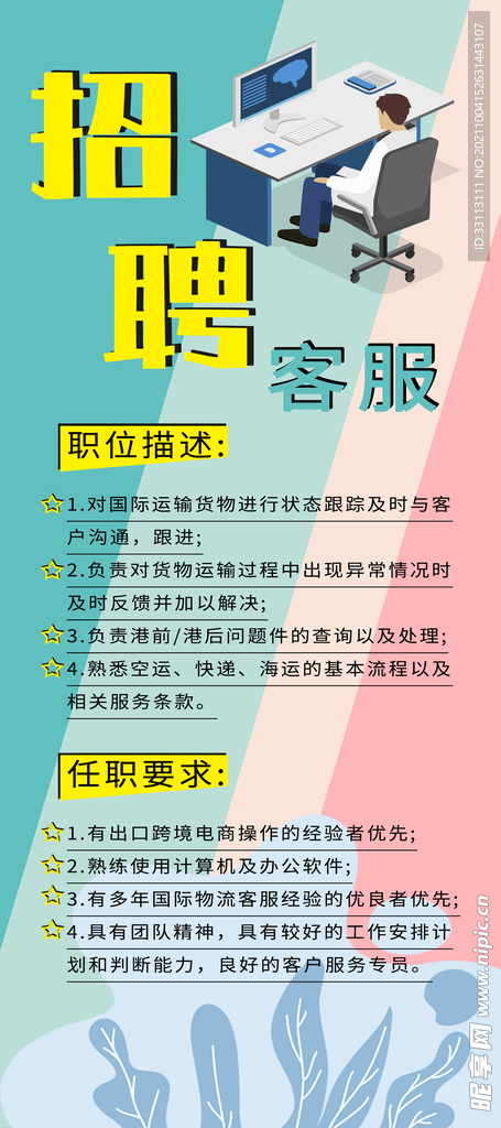 招聘展架