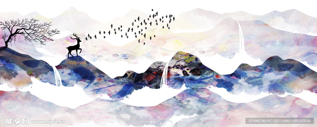 意境山水画