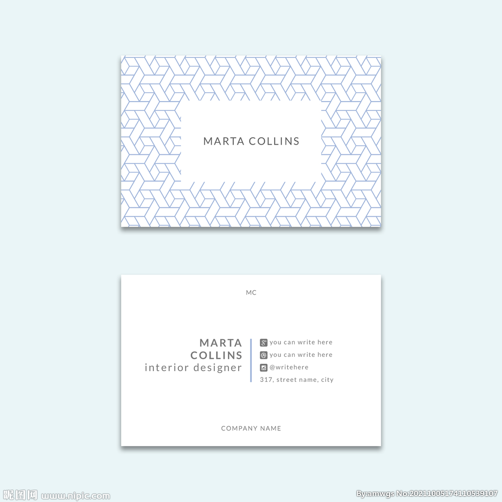 名片psd