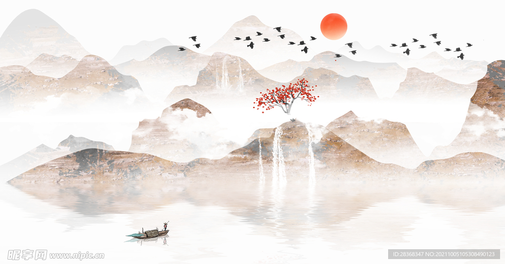 水墨山水 