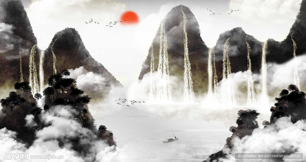 水墨山水