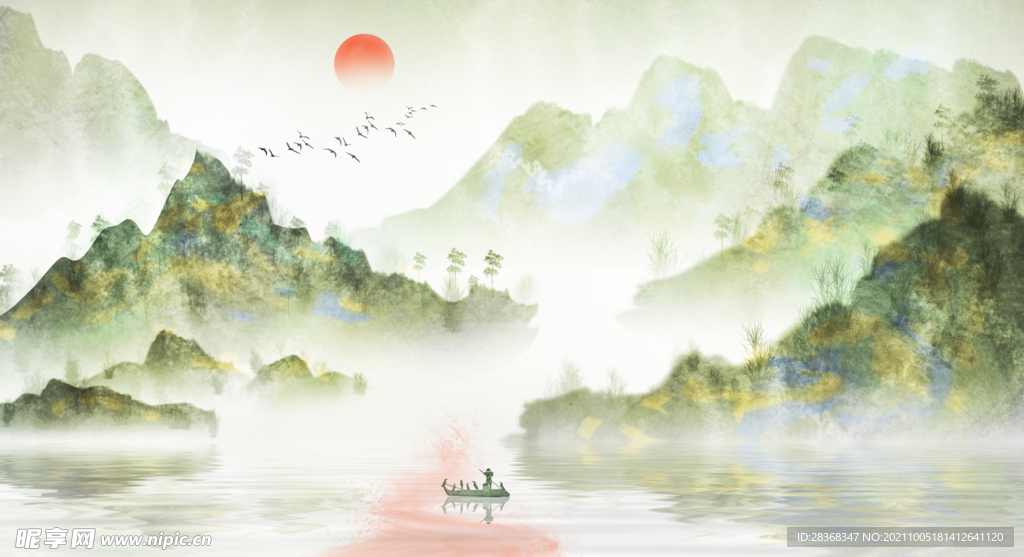 水墨山水