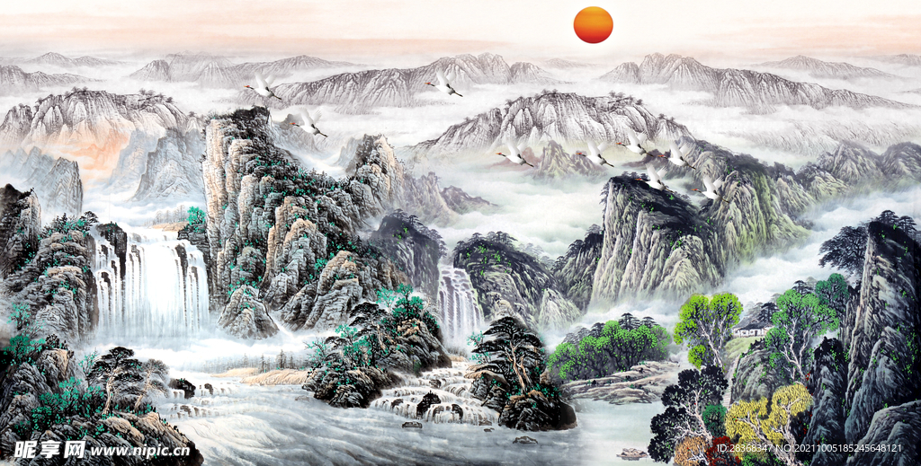 水墨山水