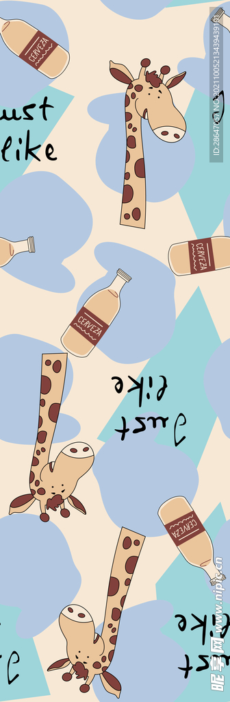 卡通 鹿