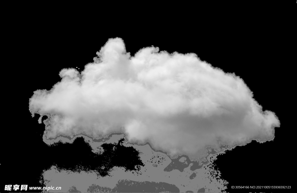 白色云朵云层