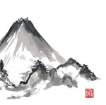矢量水墨山水