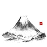 矢量水墨山水