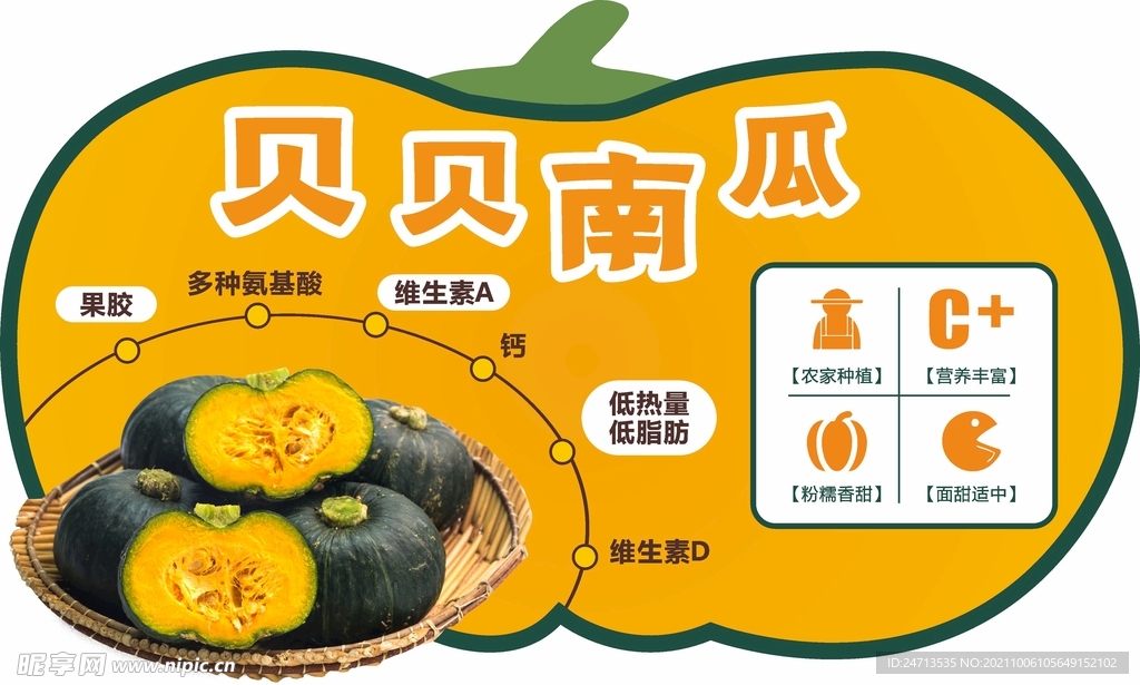 贝贝南瓜异形文宣