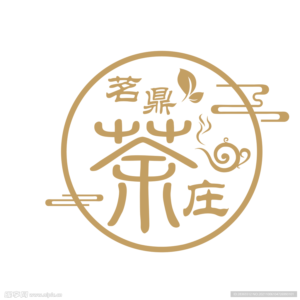 茶庄logo