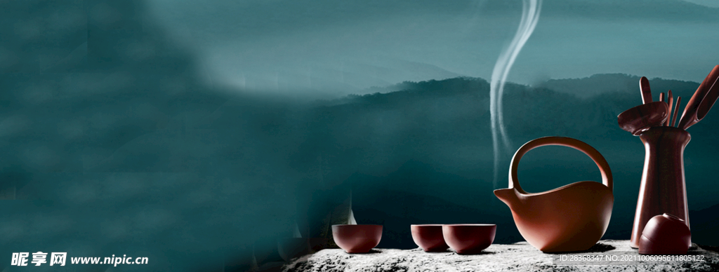 茶道海报背景