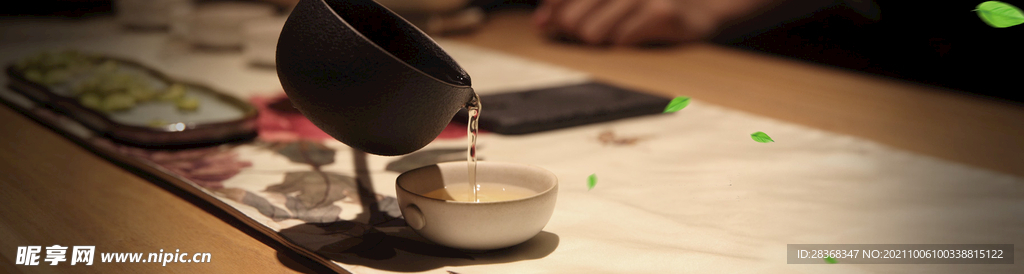 茶道海报背景