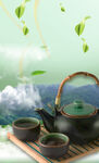 茶道海报背景