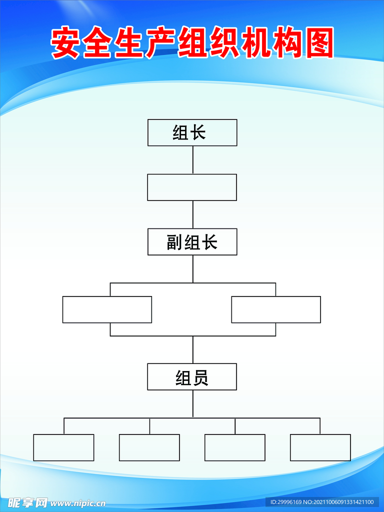 安全生产组织机构图