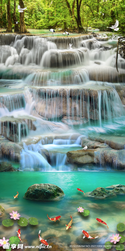 高山流水风景画玄关