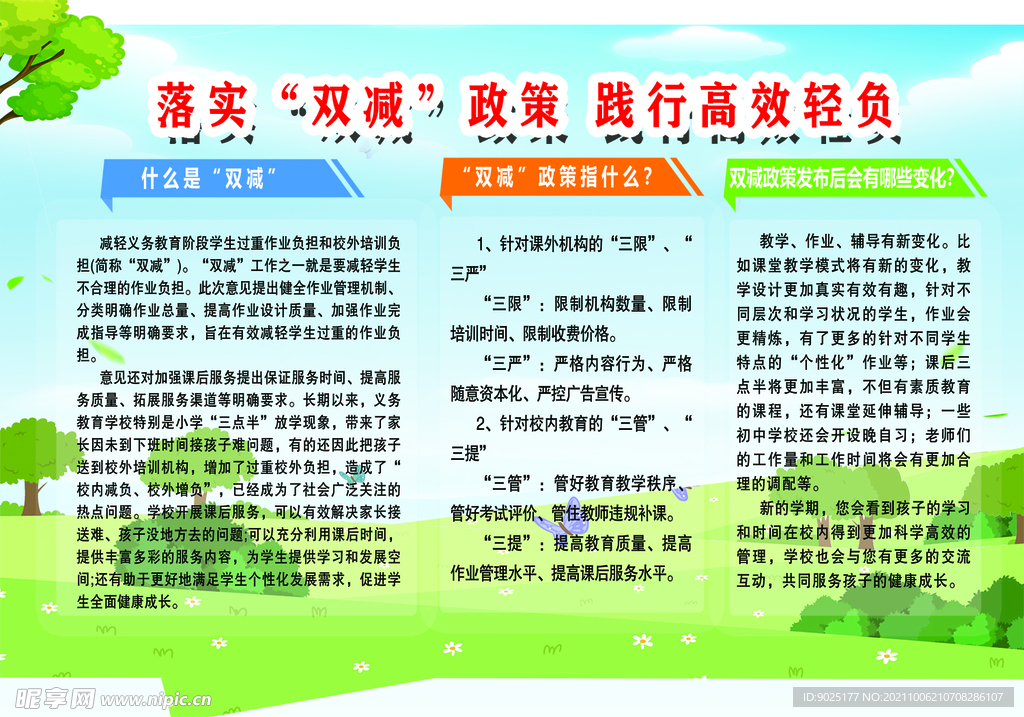 落实双减政策 践行高效减负