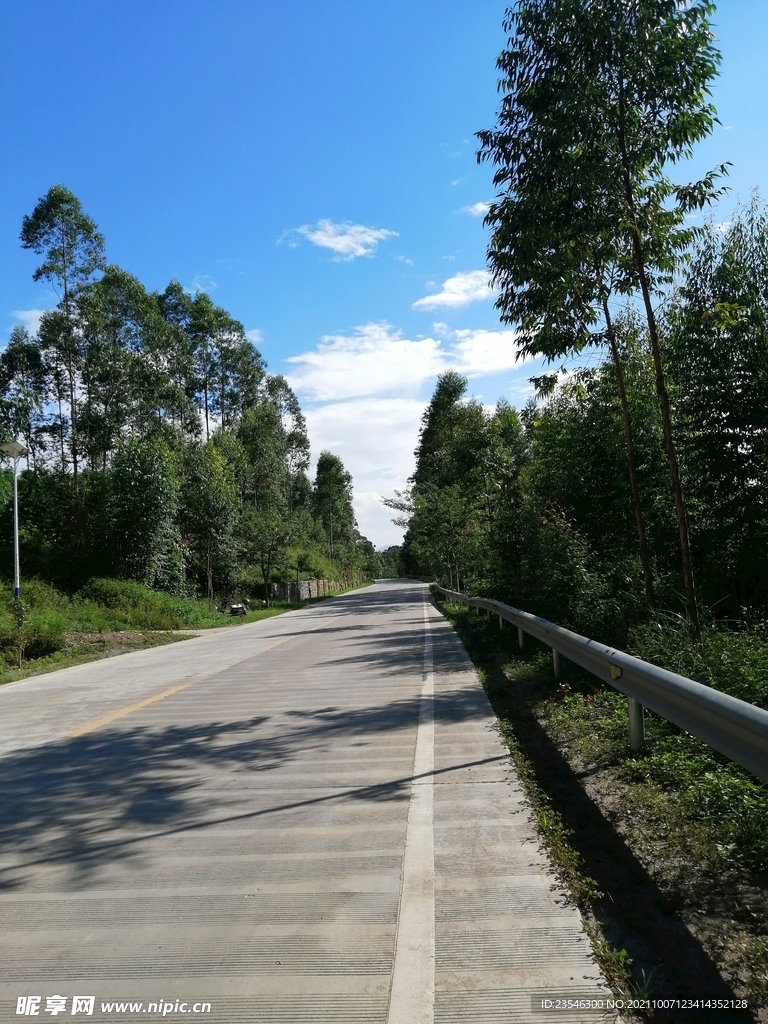空无一人的公路
