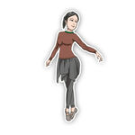 芭蕾舞演员跳舞舞蹈表演练习舞姿