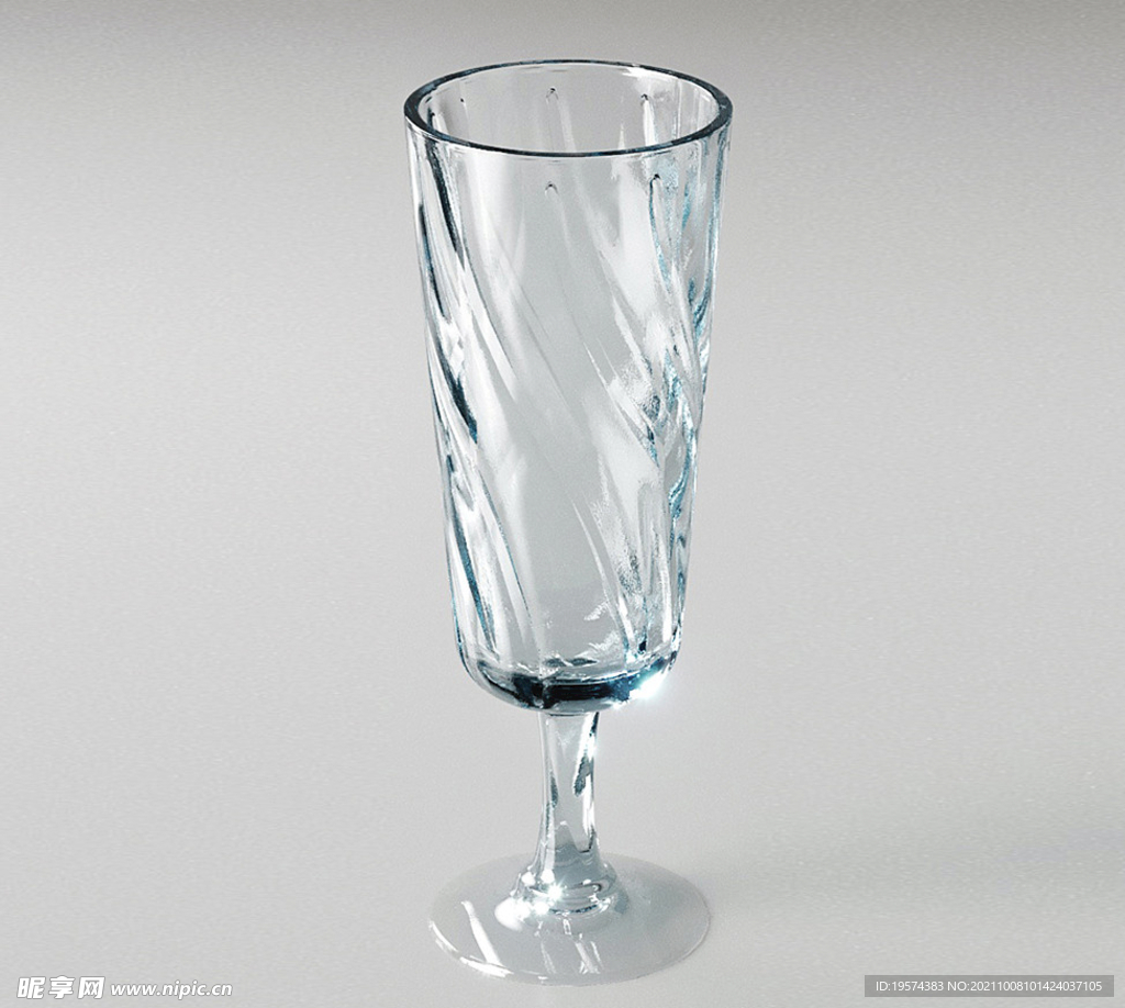C4D模型Corona玻璃杯